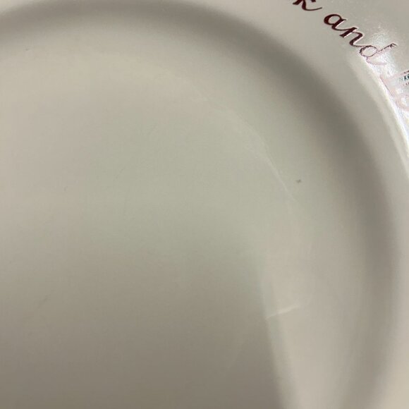 Set of 2 Target Home Holly Eat Drink & Be Merry Christmas Plates - Picture 7 of 7